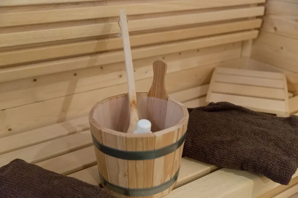 Gemeinschaftliche Sauna im Hotel Bergland in Sillian
